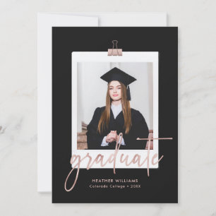 Modern Simple Graduation Party Invitation