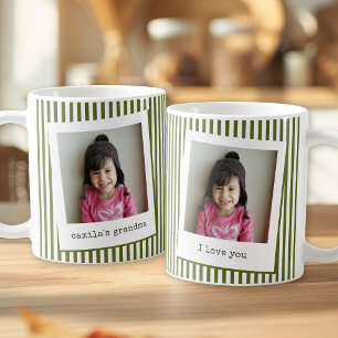Modern Simple Grandma Photo Coffee Mug