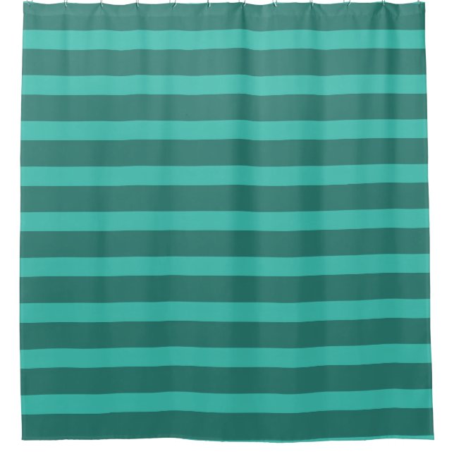 Modern Simple Green Two Tone Stripe line Geometric (Front)