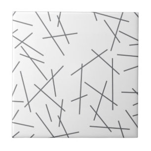 Modern, simple, messy graphic line pattern tile