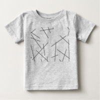 Modern, simple, messy, trendy graphic line pattern