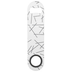 Modern, simple, messy, trendy graphic line pattern bar key