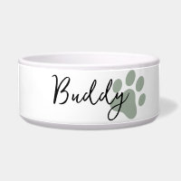 Modern simple minimal paw print personlaized