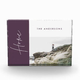 modern simple minimal purple home photo family