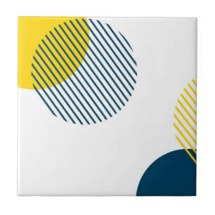 Modern, simple, minimal, trendy urban abstract art tile