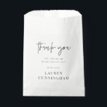 Modern Simple Minimalist Chic Thank You Favour Bag<br><div class="desc">Design is composed of modern chic typography with sans serif and serif font.</div>