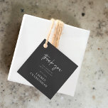 Modern Simple Minimalist Chic Thank You Favour Tags<br><div class="desc">Design is composed of modern chic typography with sans serif and serif font.</div>