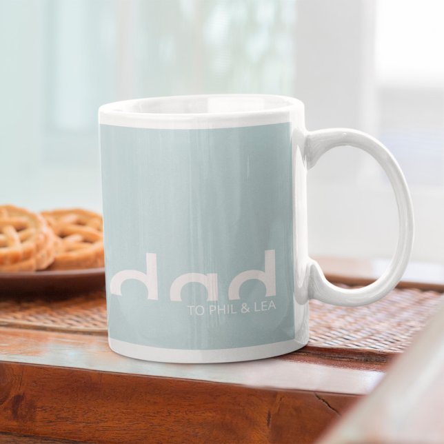Modern Simple Minimalist Design for Dad Coffee Mug (Creator Uploaded)