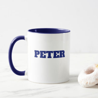 Modern Simple Monogram personalized name Mug