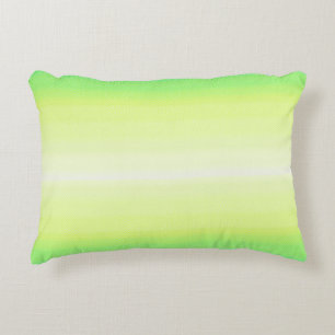 Modern Simple Pastel Green blue Colourful Gradient Accent Pillow
