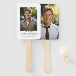Modern Simple Photo Graduation Hand Fan