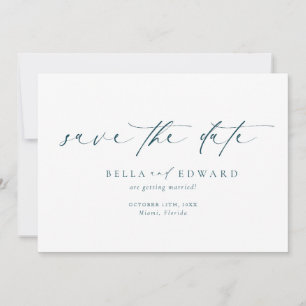 Modern Simple Photo Wedding Save The Date