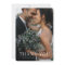 Modern Simple Photo Wedding Thank You Card W Note