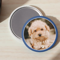 Modern Simple Playful Elegant Chic Paw Pet Photo