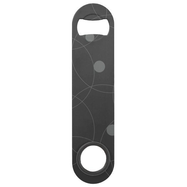 Modern, simple, playful, fun pattern of circles bar key (Front)