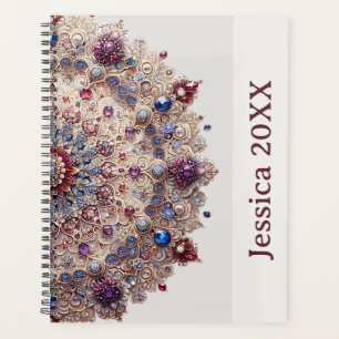 Modern Simple Pretty Colourful Cute Mandala Planne Planner