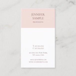 Modern Simple Professional Design Cute Template Business Card