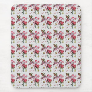 Modern Simple Professional Minimalist Magnolias Mouse Pad