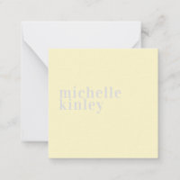 Modern simple professional name personalized