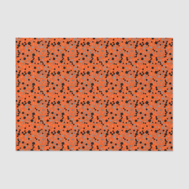 Modern Simple Red Terrazzo Tissue Paper (Front)