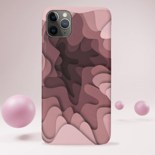 Modern Simple Rose Pink Elegant Abstract iPhone 11 Pro Max Case
