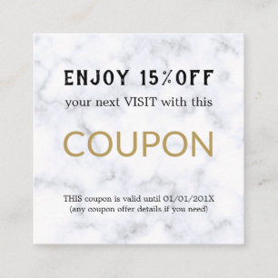 Modern Simple Salon Discount Coupon