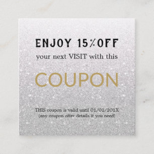 Modern Simple Salon Discount Coupon