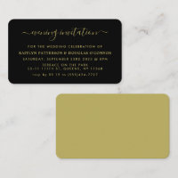 Modern Simple Script Evening Event Ticket Invite