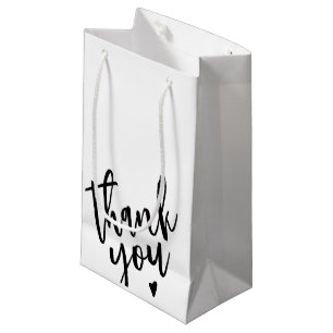 Modern Simple Small Business Thank You Gift Bag
