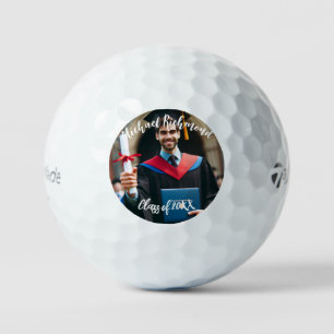 Modern Simple Spanish Photo Script Custom Golf Balls