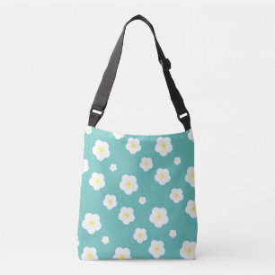 Modern Simple Spring Daisy flowers gradient  Crossbody Bag