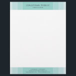 Modern Simple Template Elegant Green And White Letterhead<br><div class="desc">Modern Simple Template Elegant Green And White Letterhead.</div>