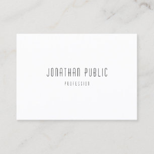 Modern Simple Template Elegant Professional Business Card