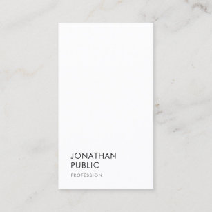 Modern Simple Template Elegant Trendy Professional Business Card