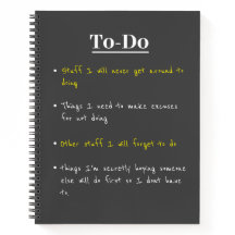 Modern Simple To-Do List Notebook - Editable