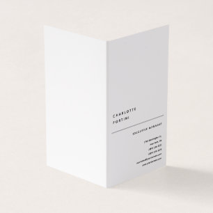 Modern Simple Trendy Minimalist  Business Card
