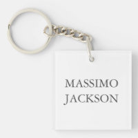 Modern Simple Trendy Minimalist Plain Own Name
