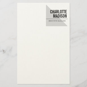 Modern Simple Trendy Minimalist Plain Stationery