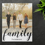 Modern Simple Typography Custom Family Photo Jigsaw Puzzle<br><div class="desc">Transform your cherished family moments into an entertaining and engaging activity with our Modern Simple Typography Custom Family Photo Jigsaw Puzzle. Perfect for family game nights, this personalized puzzle is designed to keep your loved ones connected and entertained. Featuring a sleek and clean typography layout, this puzzle blends contemporary design...</div>