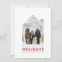 Modern simple typography new house holiday
