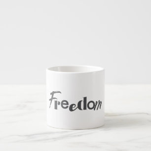 Modern, simple, urban, cool design of Freedom Espresso Cup