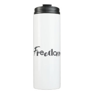 Modern, simple, urban, cool design of Freedom Thermal Tumbler
