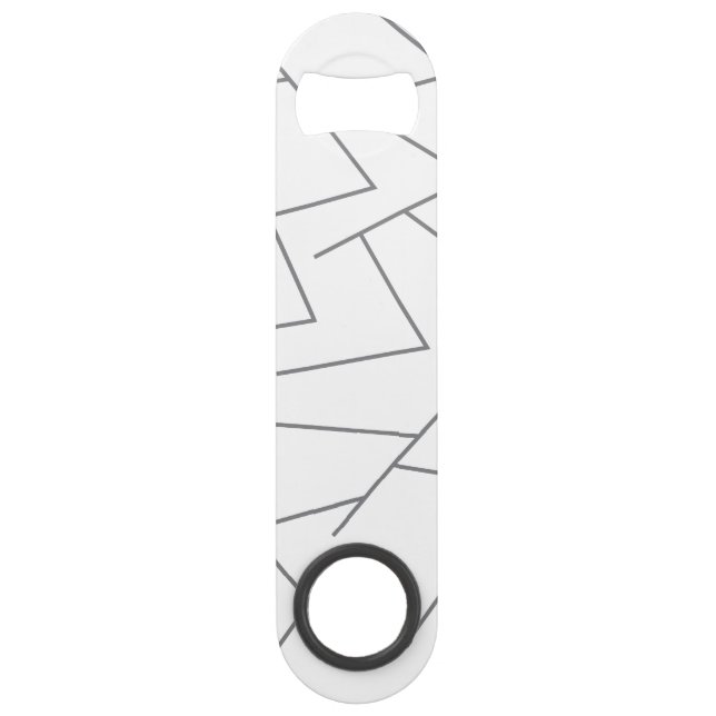 Modern, simple urban, dynamic graphic line pattern bar key (Front)