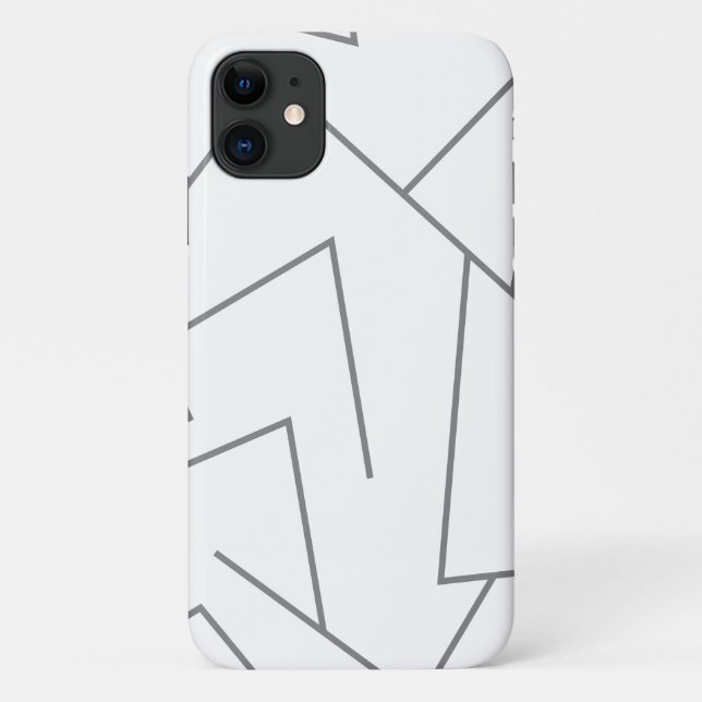 Modern, simple urban, dynamic graphic line pattern Case-Mate iPhone case (Back)