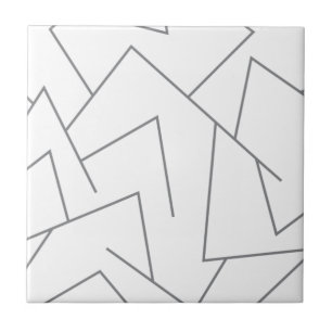 Modern, simple urban, dynamic graphic line pattern tile