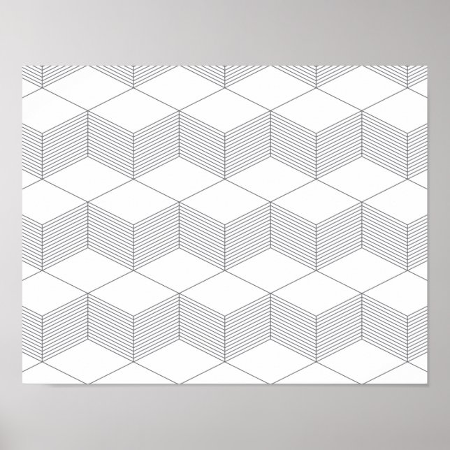 Modern, simple, urban, trendy graphic design poster (Front)