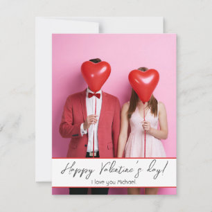 Modern Simple Valentine's Day Card