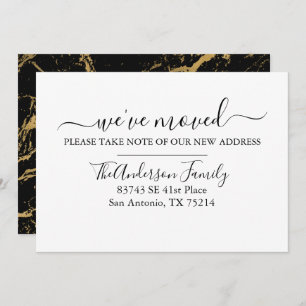 Modern Simple We've Moved Moving Announcement