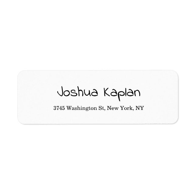 Modern Simple White Minimalist Professional (Front)