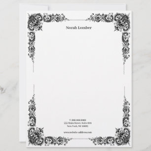 Modern Simple White Professional Letterhead